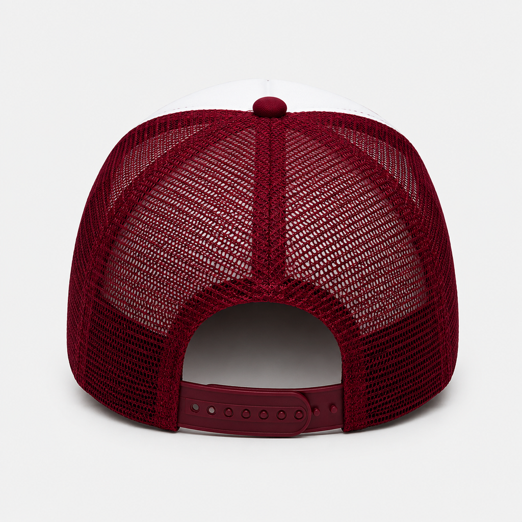 Casquette Trucker Bordeaux Vintage Unisexe