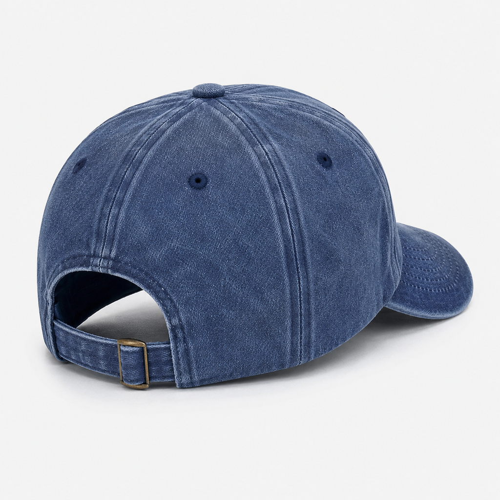 Casquette Denim Bleue Vintage Brodée Unisexe