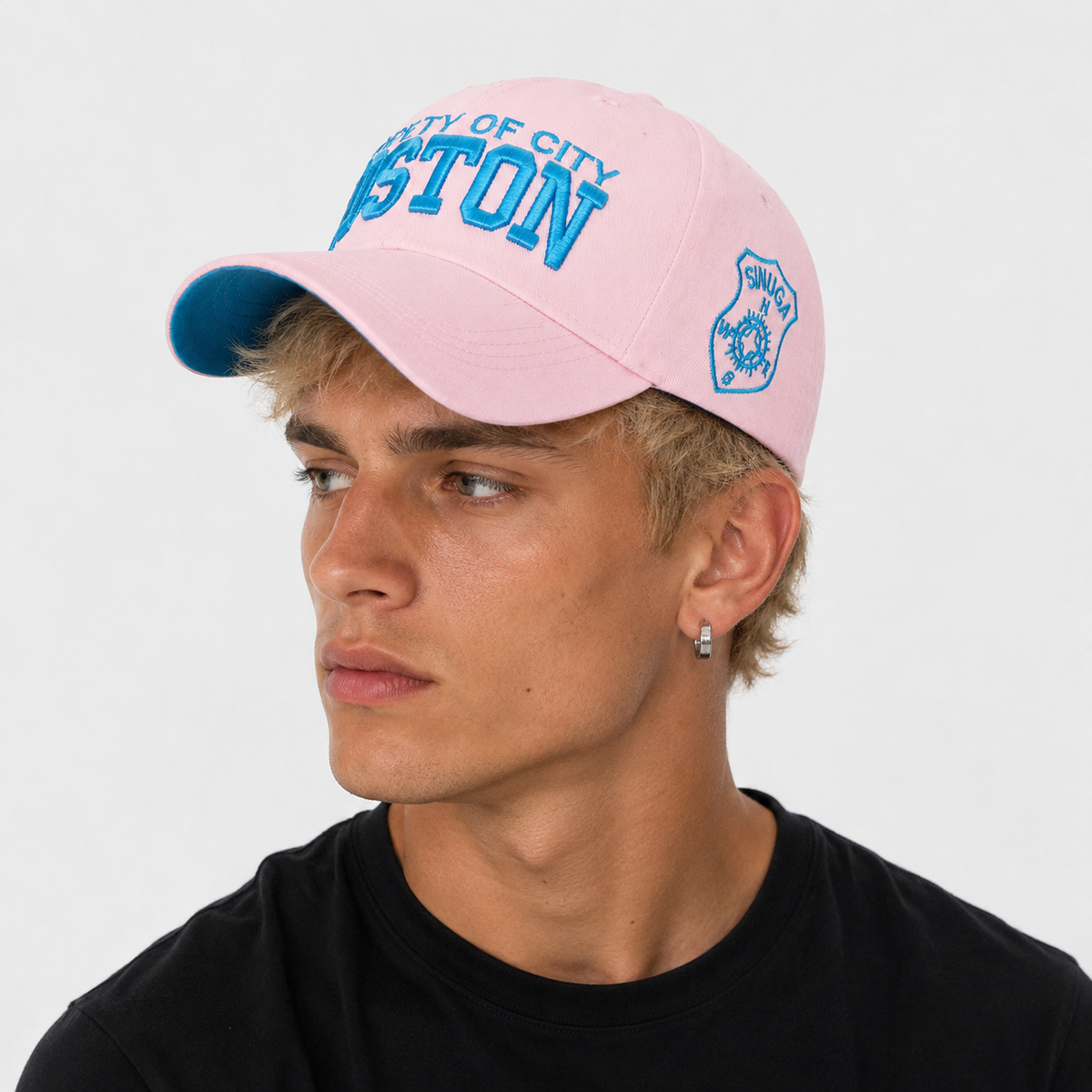 Casquette Boston Rose