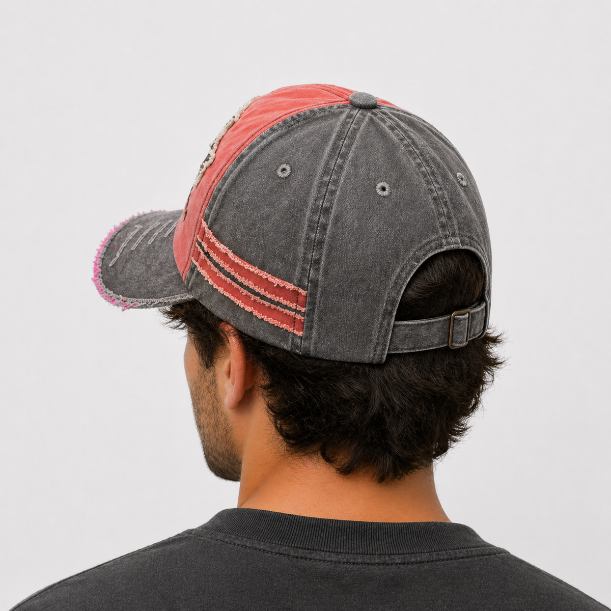 Casquette Snapback orange 1969 Vintage en Cotton