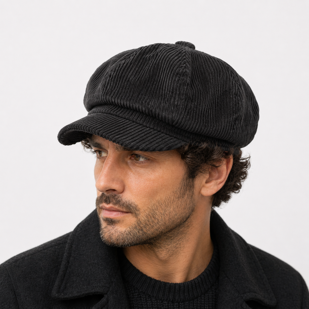 Béret octogonal Unisexe Gris