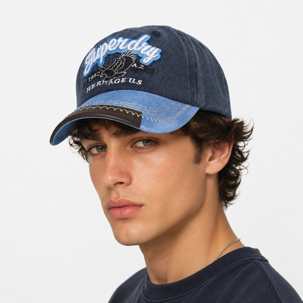 Casquette Vintage American Heritage Bleu