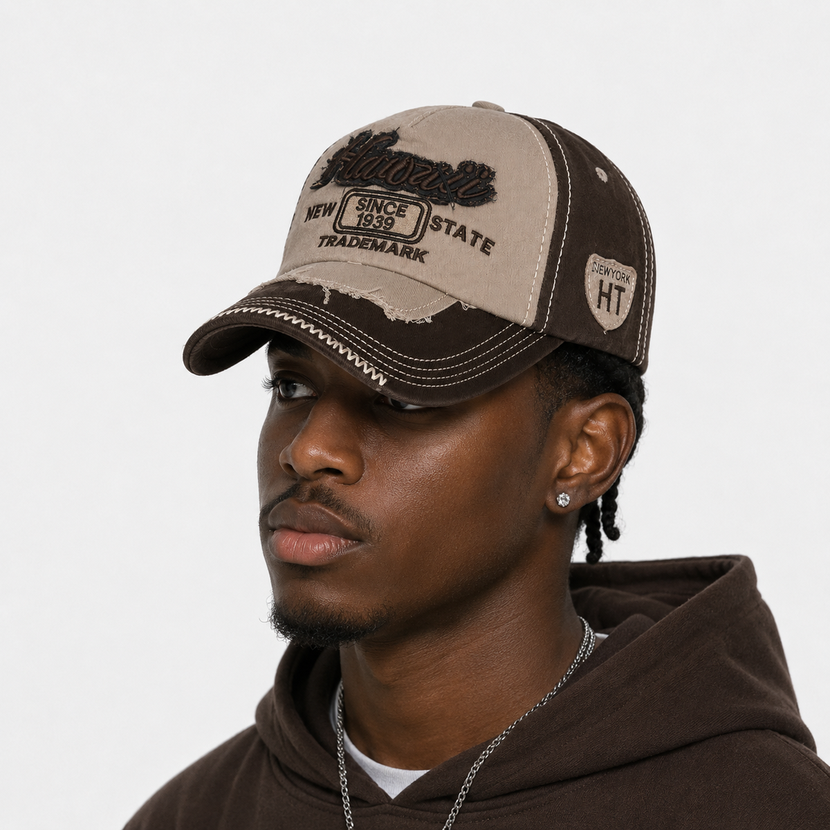 Casquette Vintage New York Marron