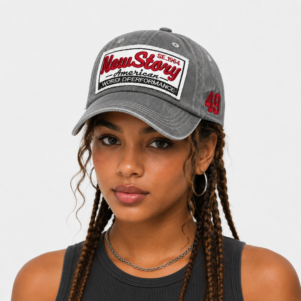Casquette Vintage New Story Grise