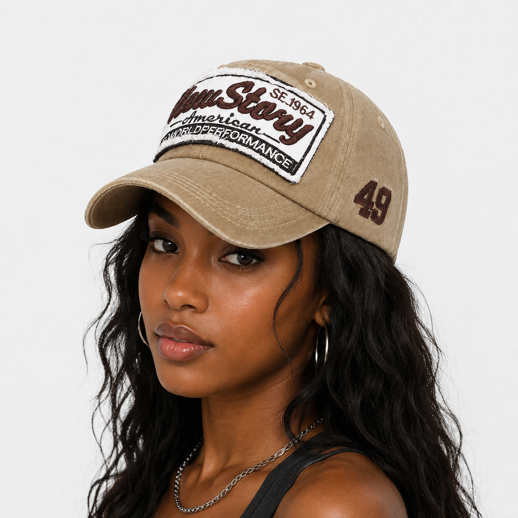 Casquette Vintage New Story Beige