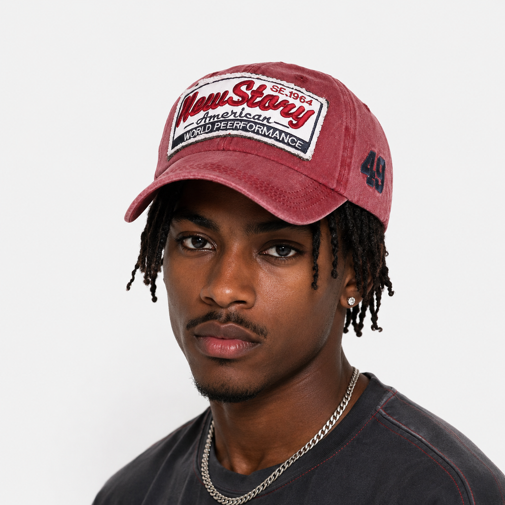 Casquette Vintage Rouge New Story Homme & Femme