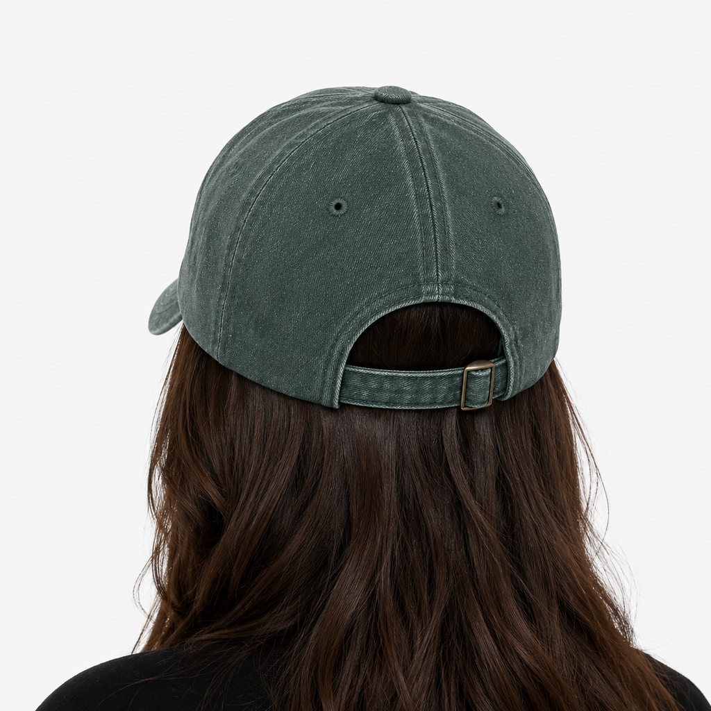 Casquette Vintage Verte AC-DC Brodée Homme & Femme