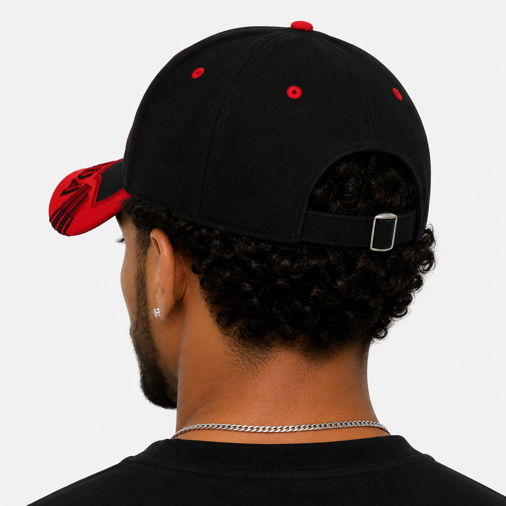Casquette Canada Noire Rouge Brodée Homme & Femme