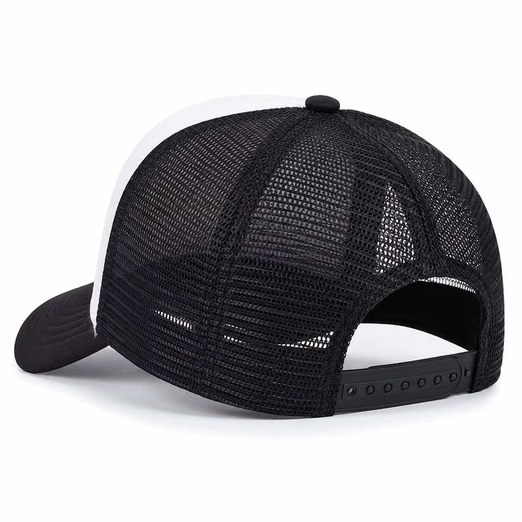 Casquette Trucker LA Blanche Noire | Style US