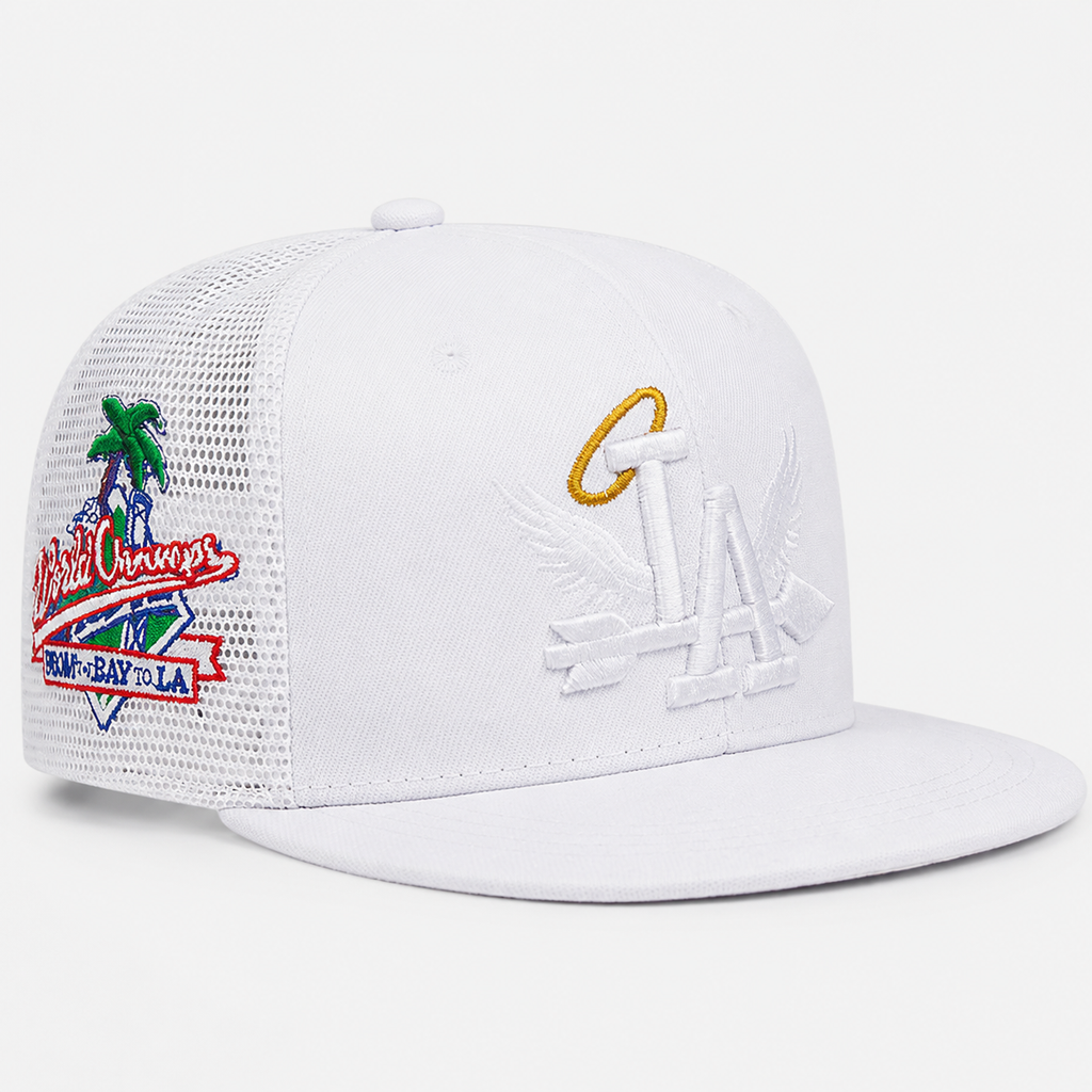 Casquette Snapback LA Blanche | Style Urbain