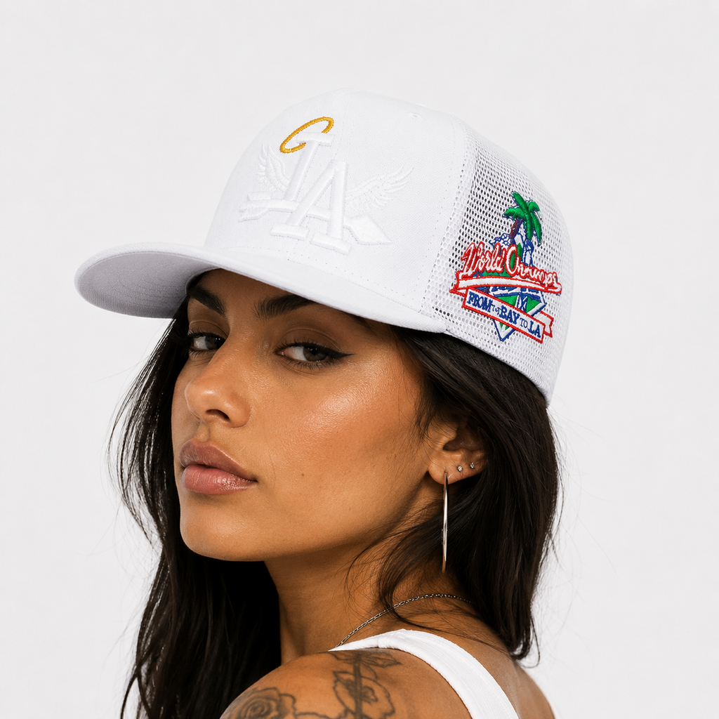 Casquette Snapback LA Blanche | Style Urbain