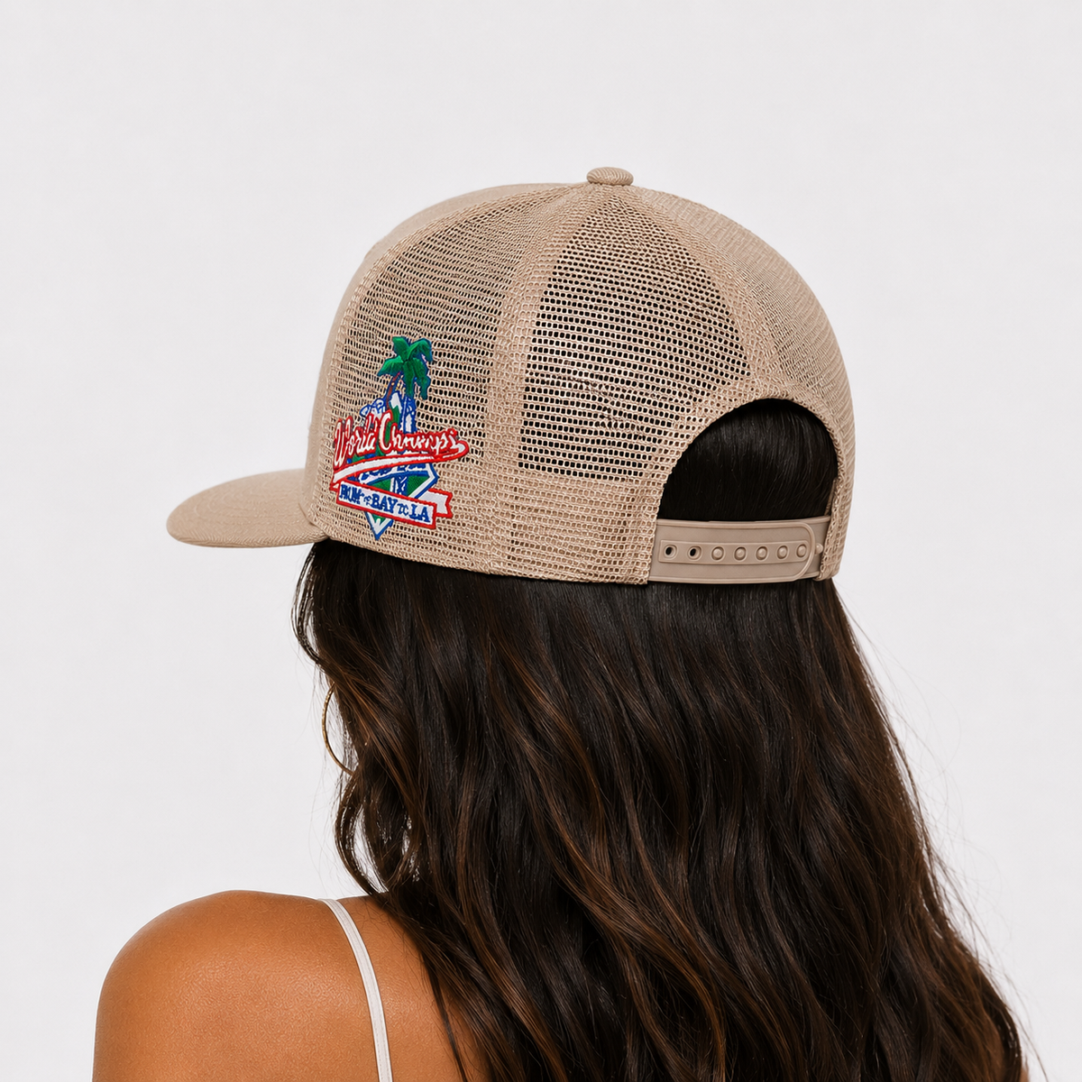 Casquette Snapback LA Beige Homme & Femme