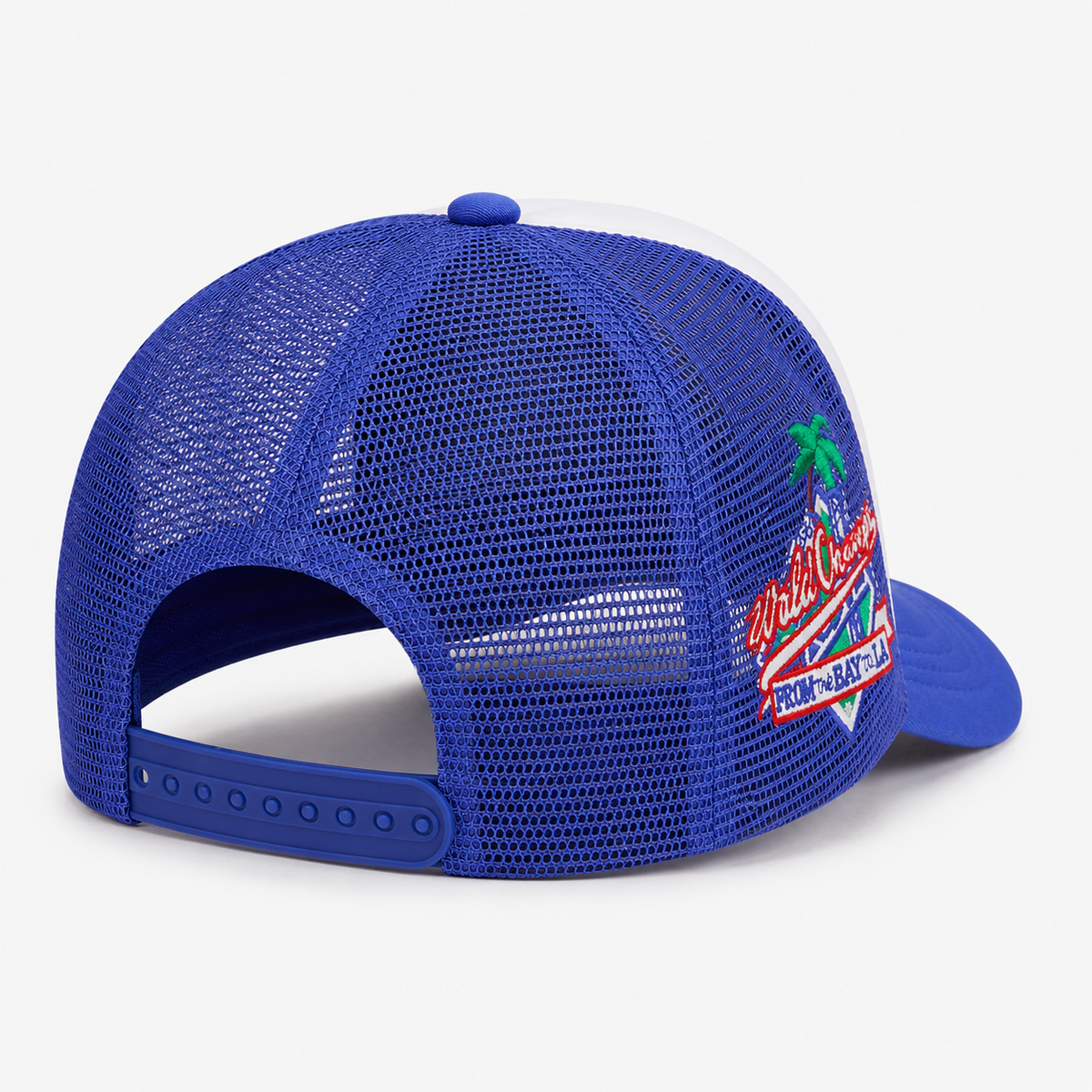 Casquette Trucker LA Bleu Royal – Broderie 3D Ajustable