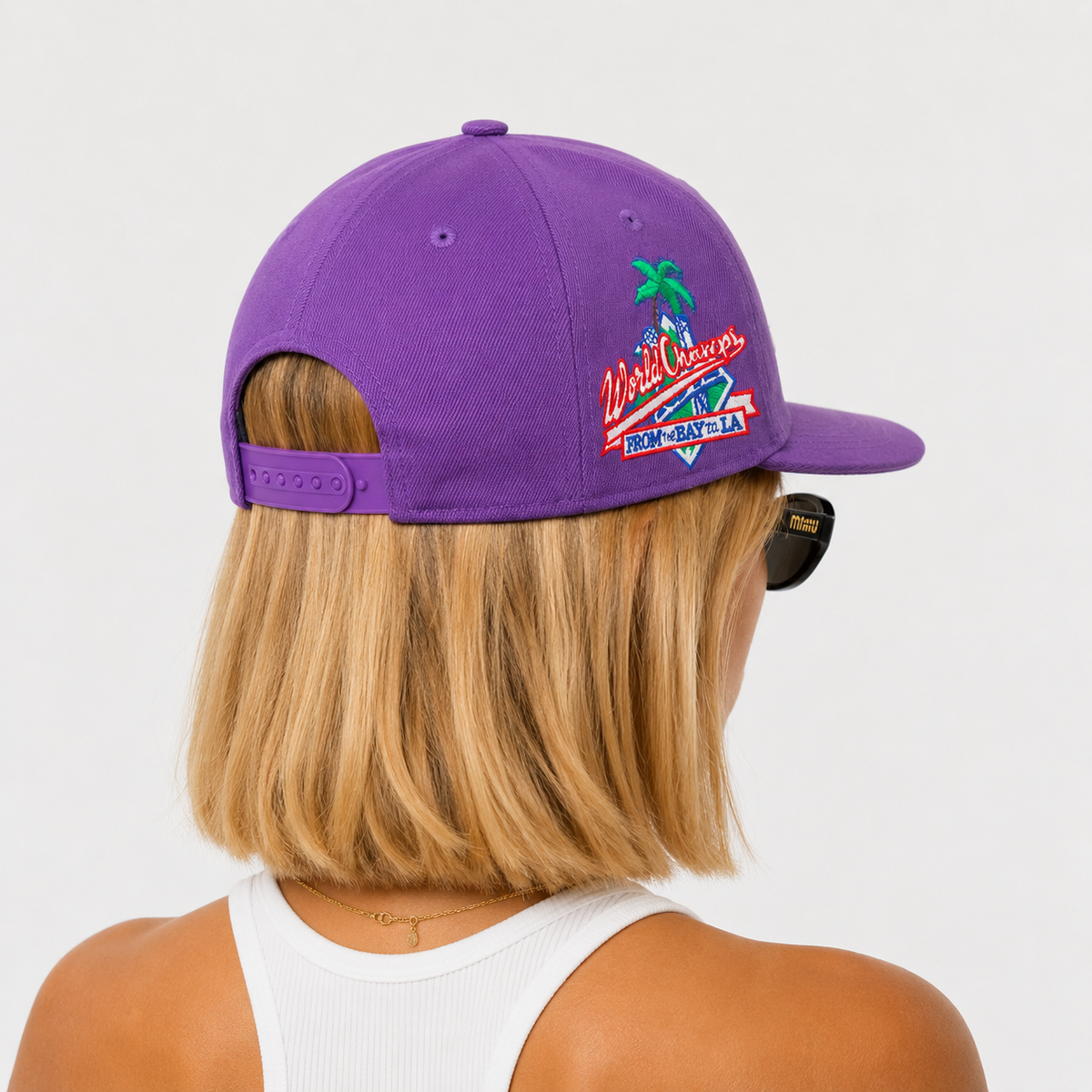 Casquette Snapback LA Violette – Style Hip-Hop Tendance