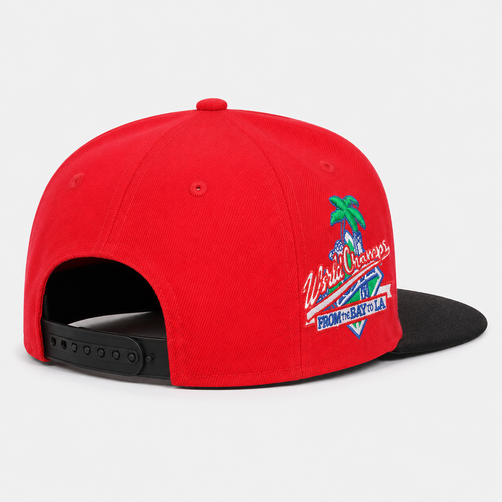 Casquette Snapback Rouge et Noire LA – Style Streetwear