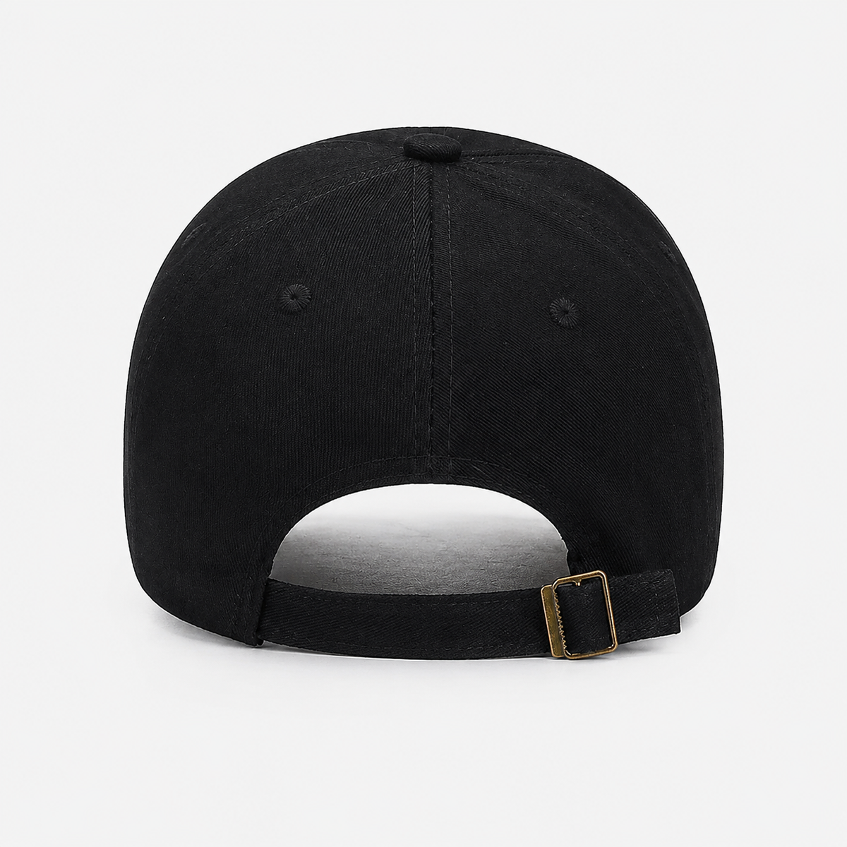 Casquette Boston Noire Brodée Blanche Streetwear
