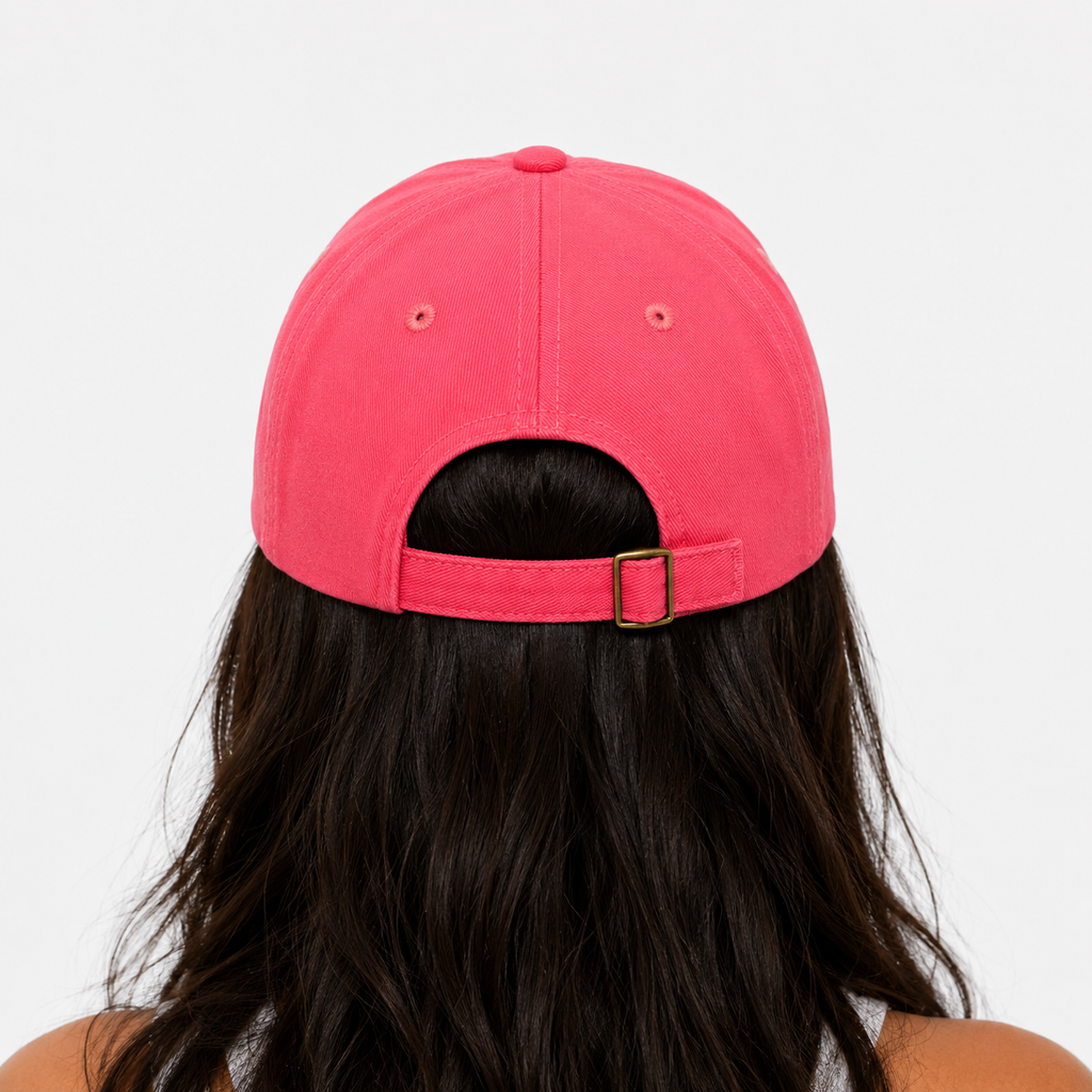 Casquette Boston Rose Brodée Blanche Femme & Homme
