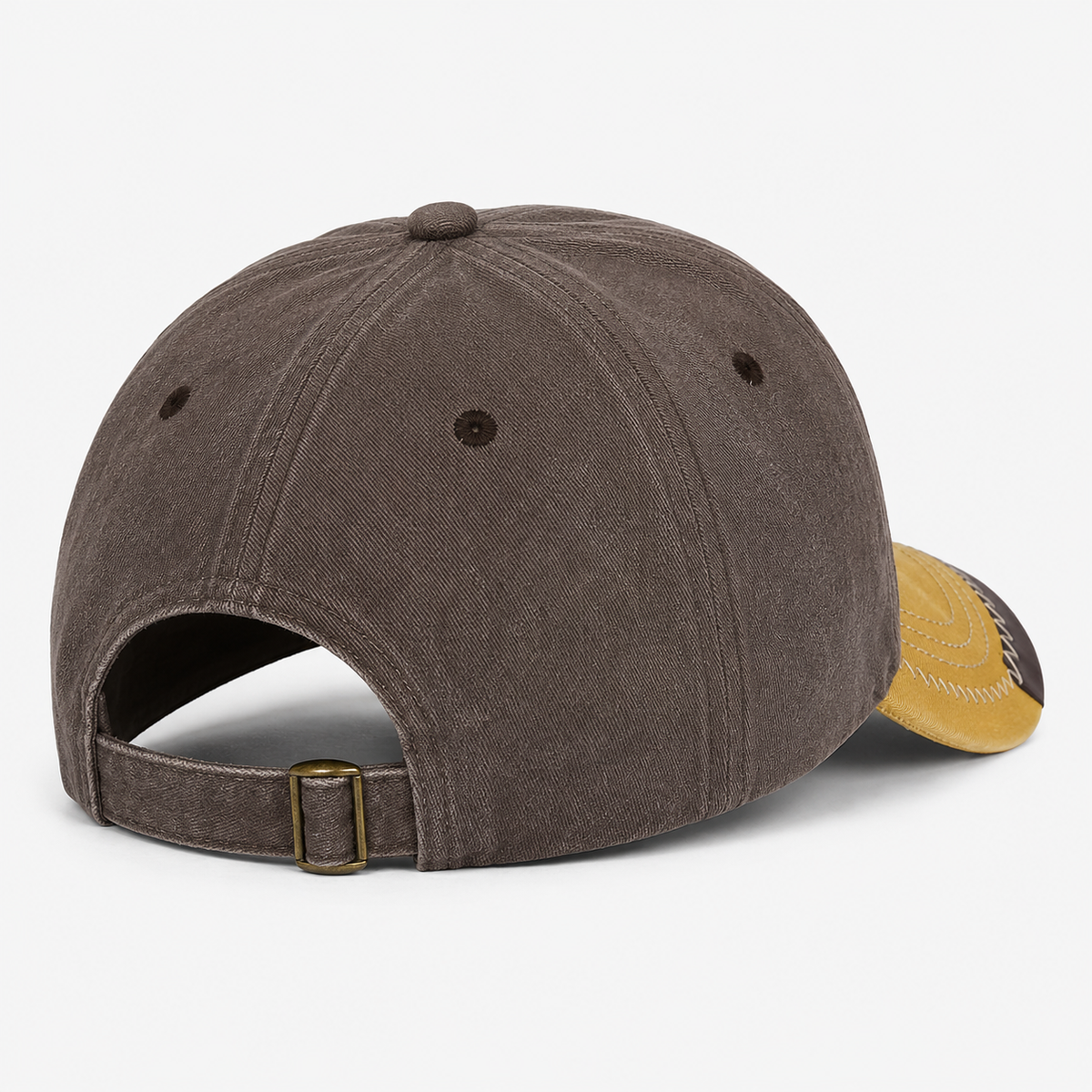 Casquette Vintage Superdry Marron Jaune Style Heritage