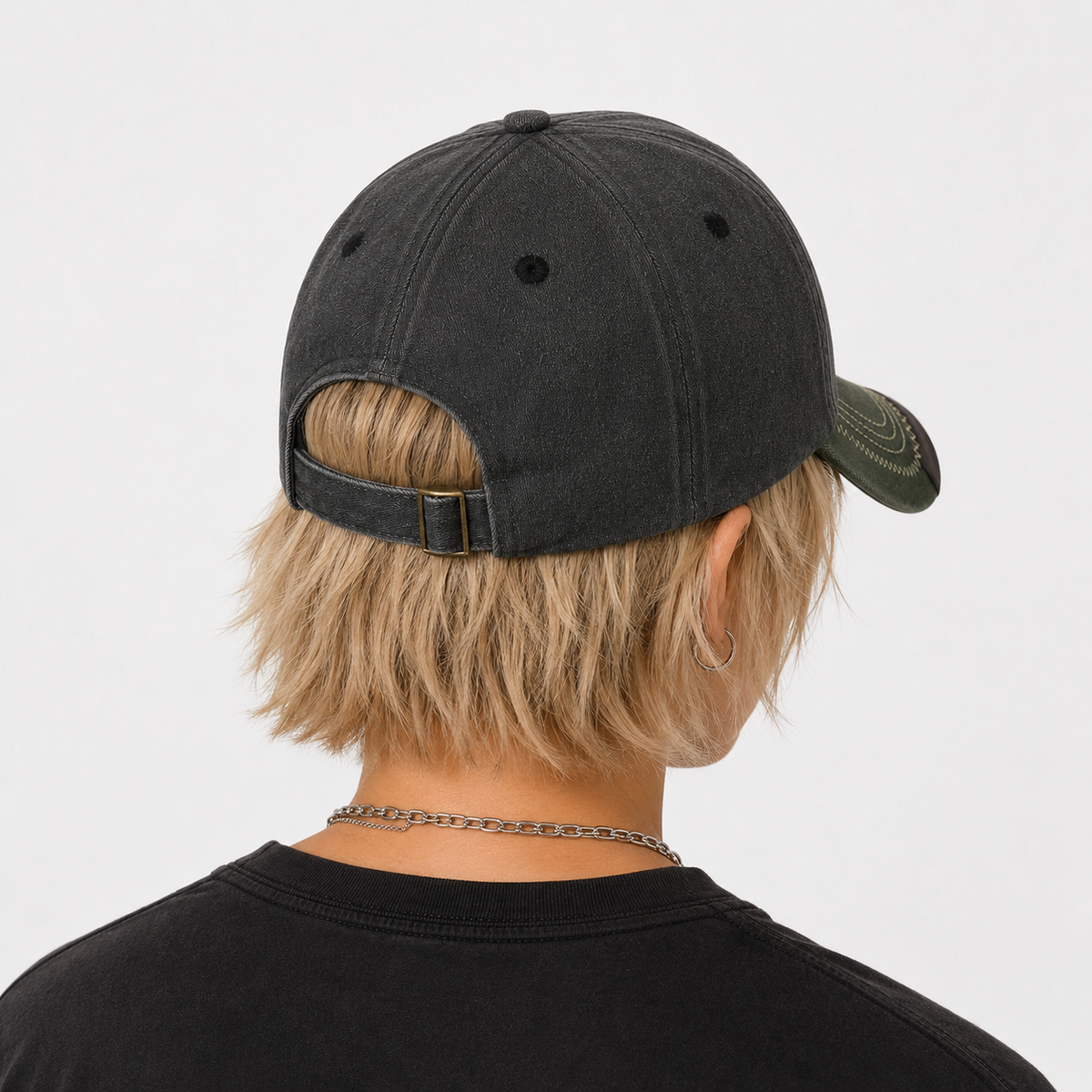 Casquette Vintage Superdry Noire Kaki