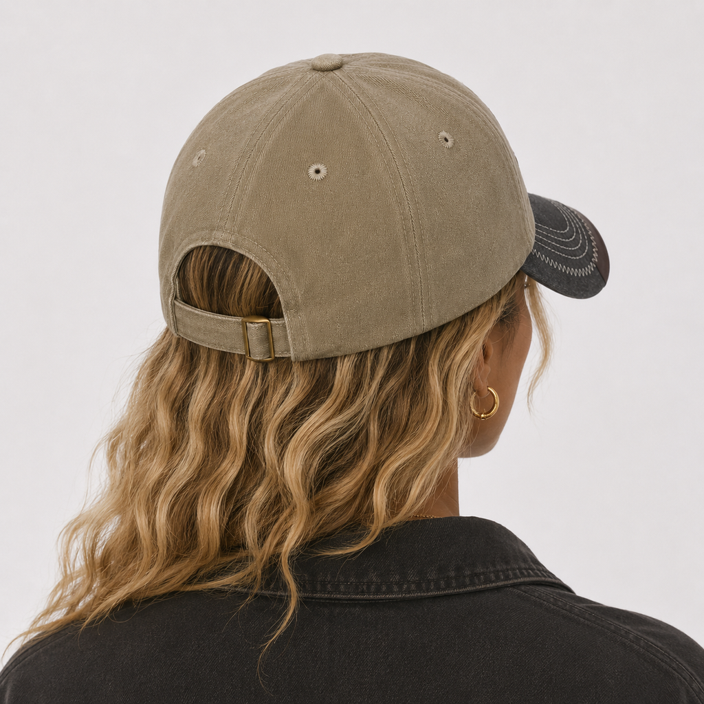 Casquette Vintage Beige Heritage US Style Rétro