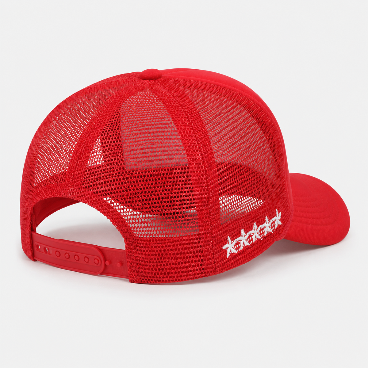 Casquette Trucker Rouge Yacht Brodée Streetwear