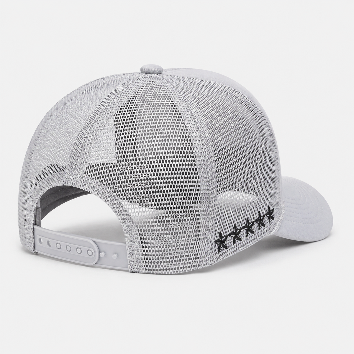 Casquette Trucker Grise Brodée Style Américain