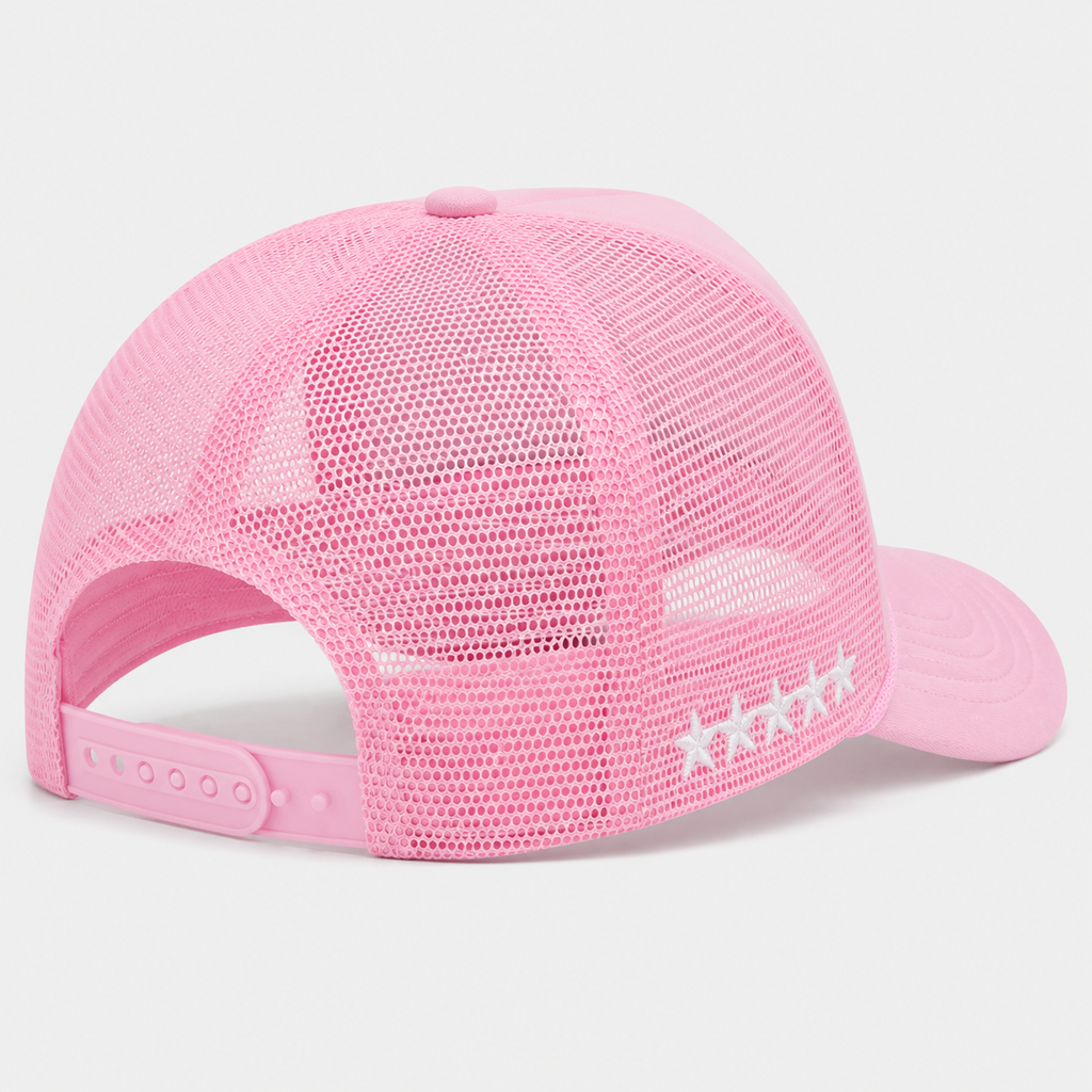 Casquette Trucker Rose Brodée Tendance Y2K