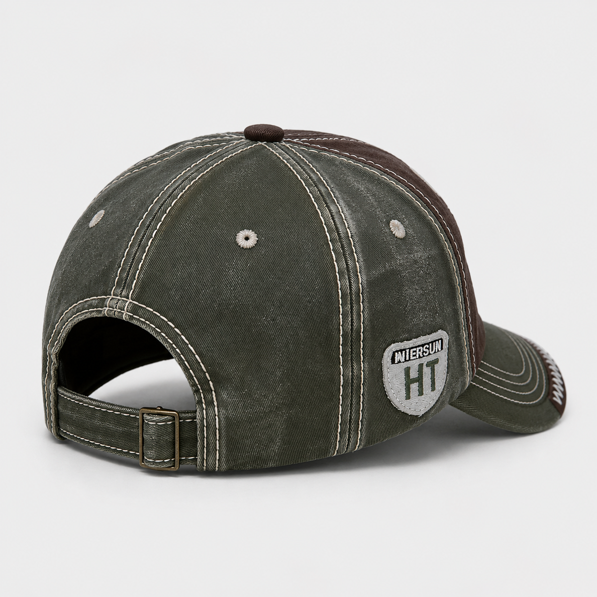 Casquette Baseball Vintage Bicolore Brodée