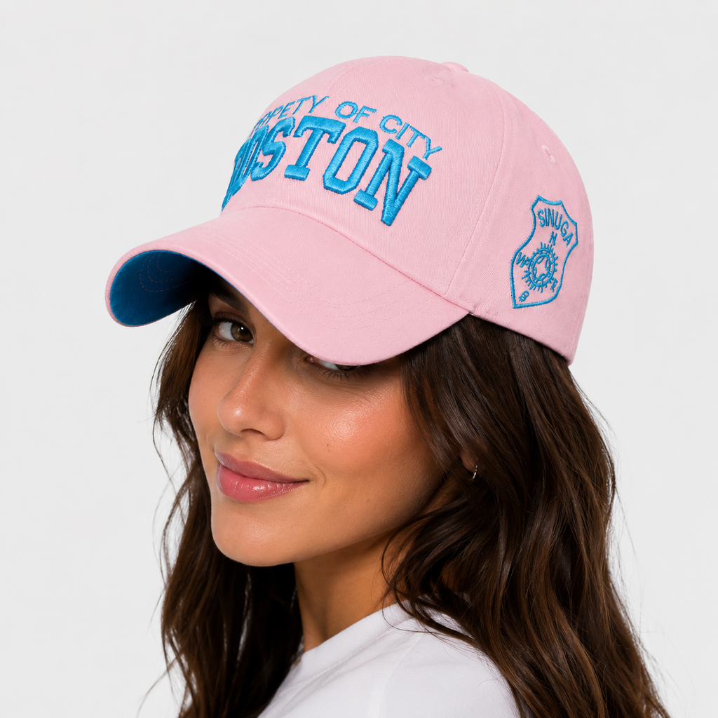 Casquette Boston Rose