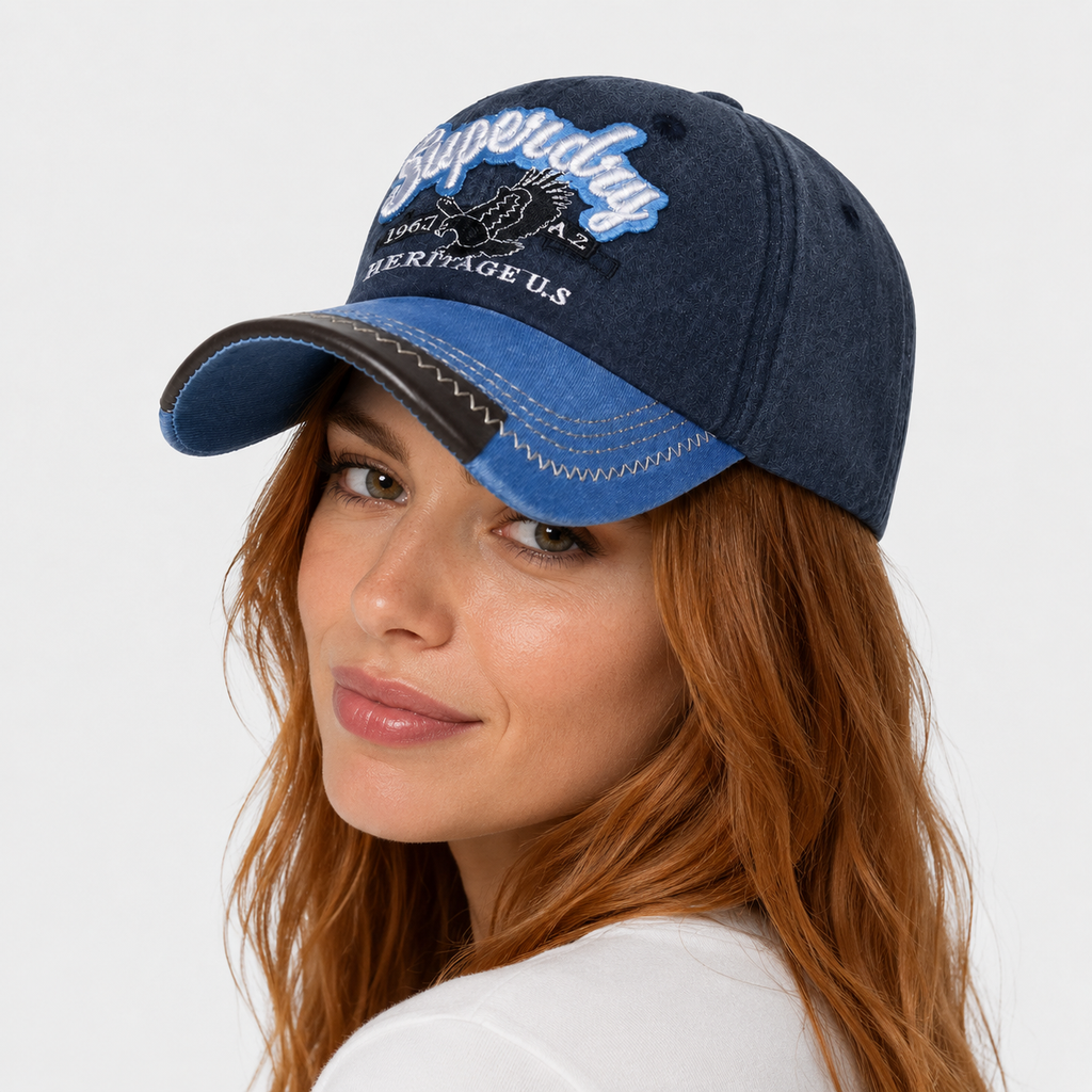 Casquette Vintage American Heritage Bleu