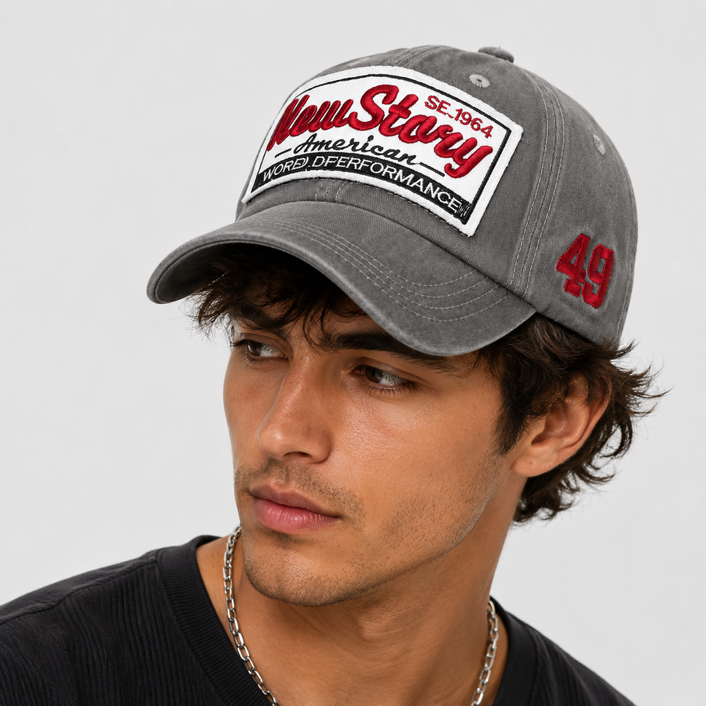 Casquette Vintage New Story Grise