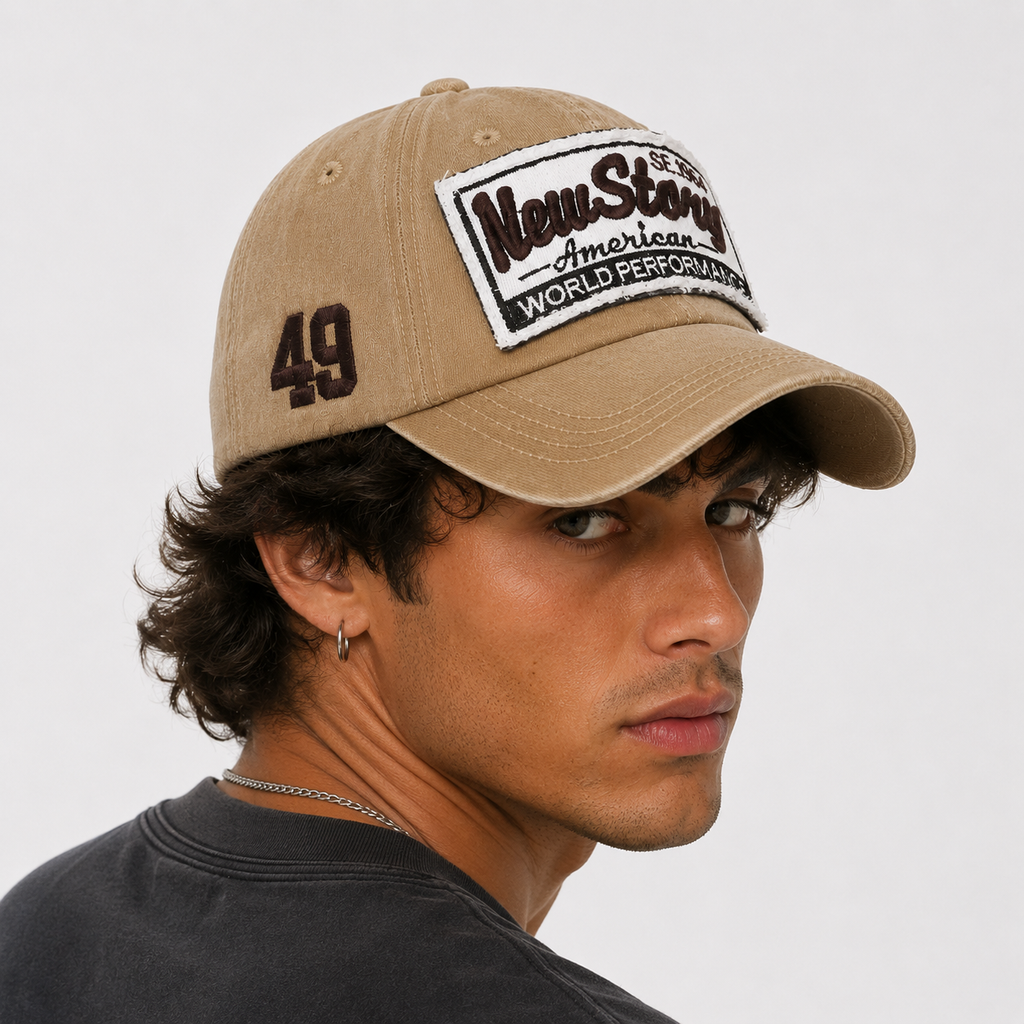 Casquette Vintage New Story Beige