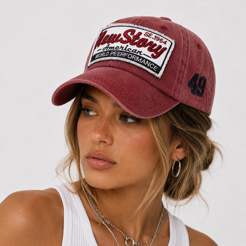 Casquette Vintage Rouge New Story Homme & Femme