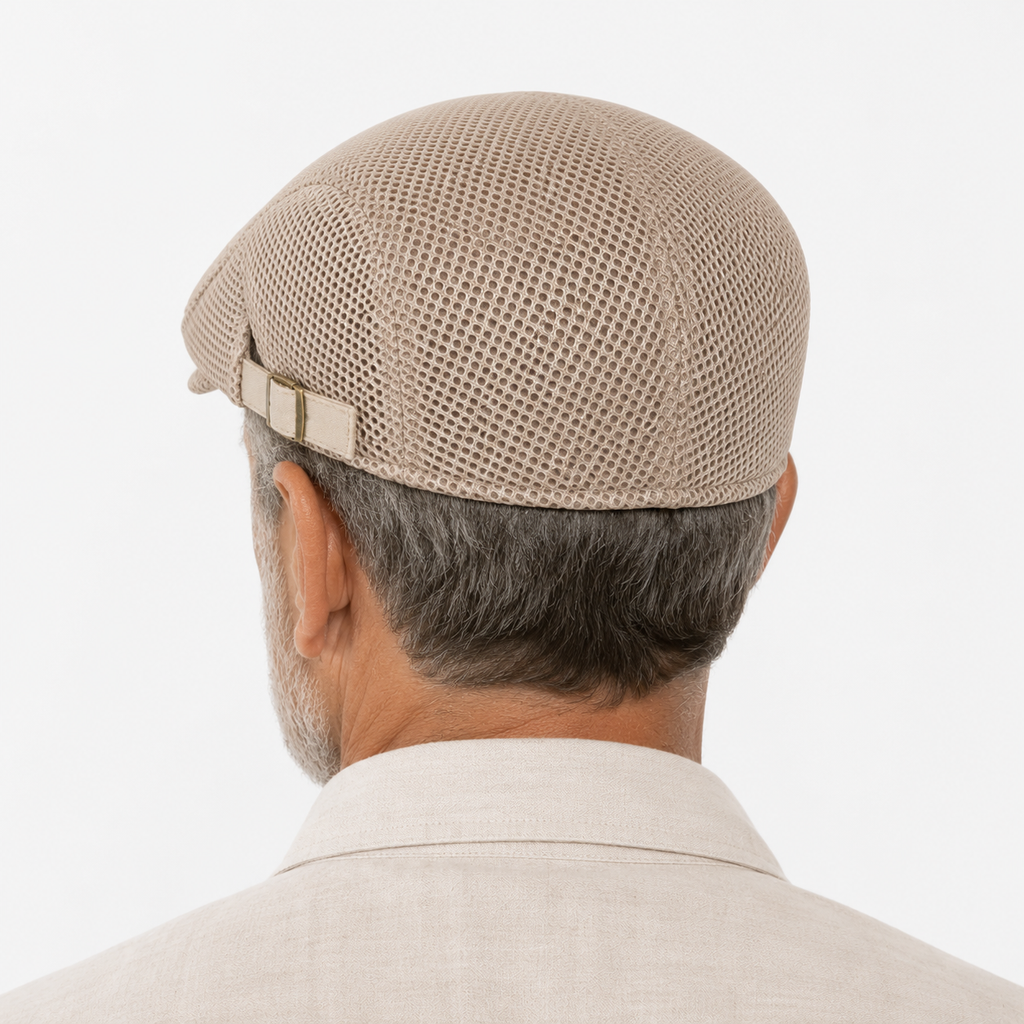 Béret Chapeau Beige Ajustable