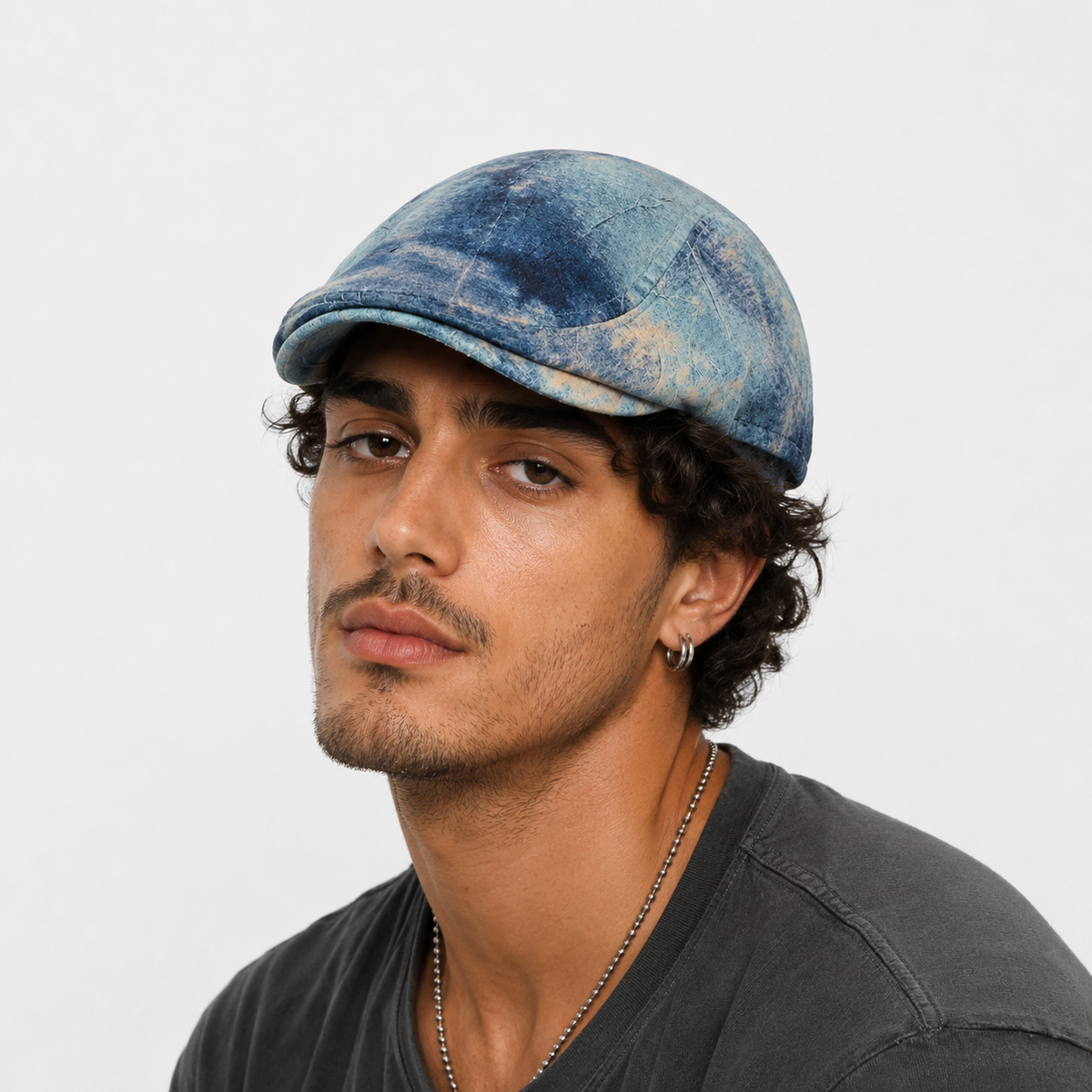 Béret Casquette Tie-Dye En Coton