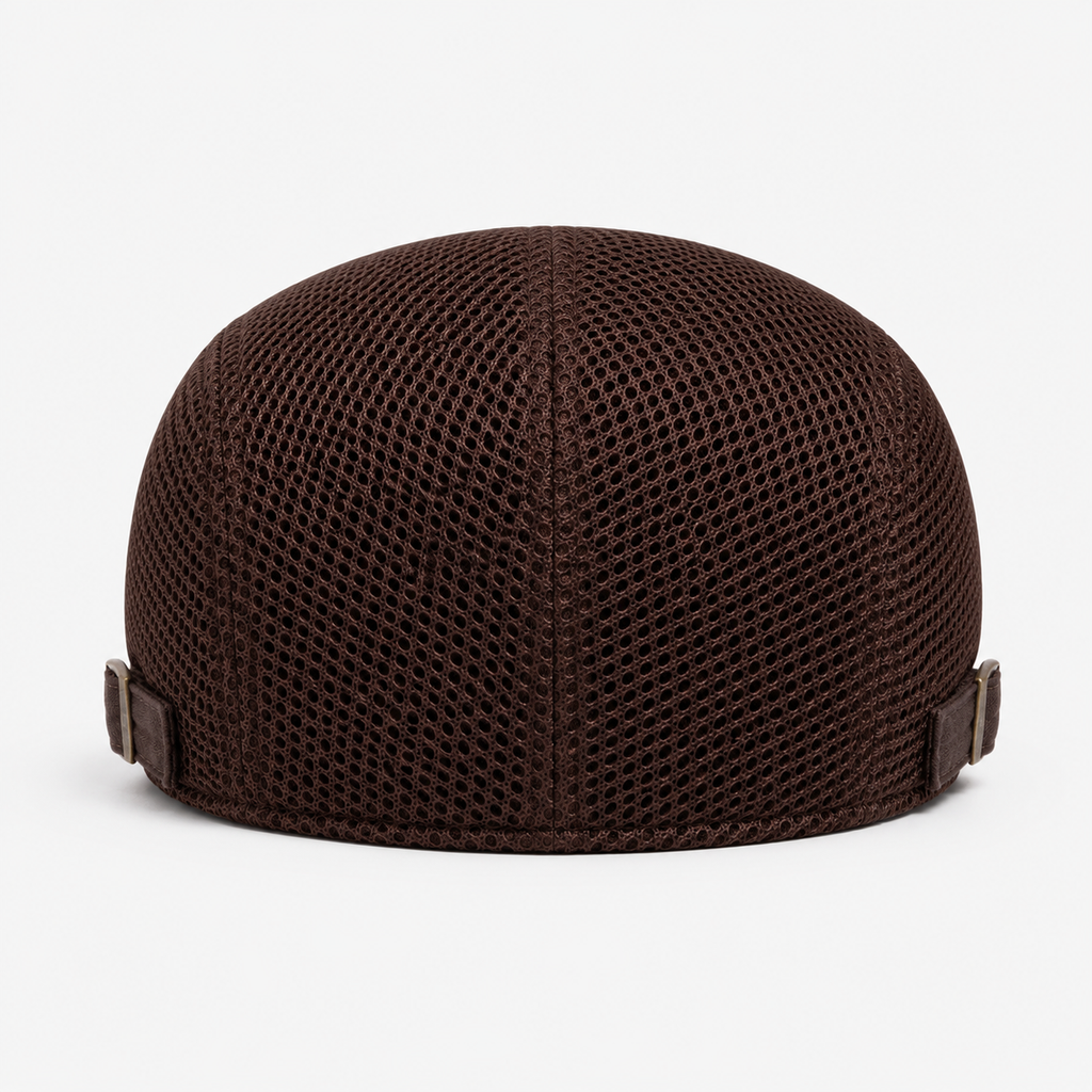 Béret Aération Marron en Maille