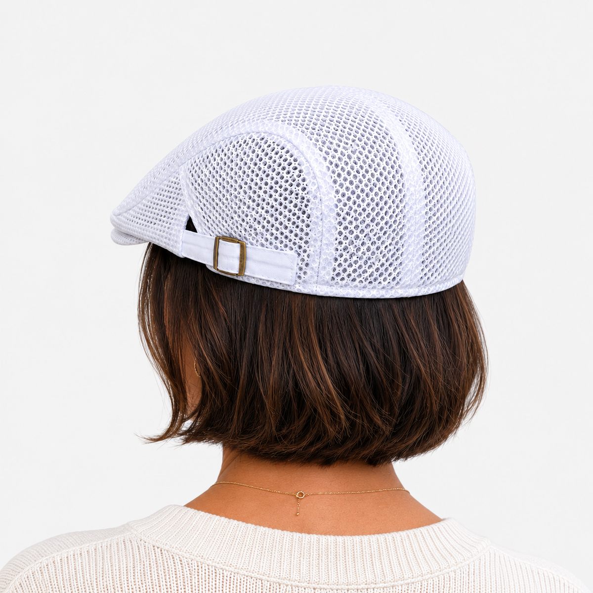 Béret à Casquette Aération Blanc