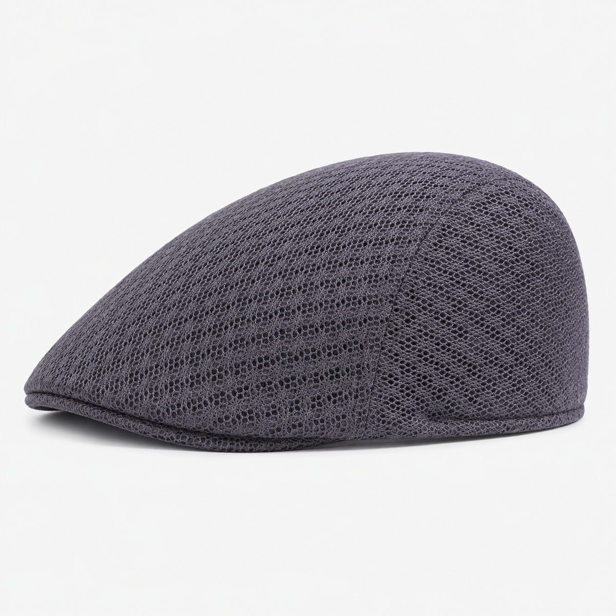 Béret Casquette Gris Foncé en Maille