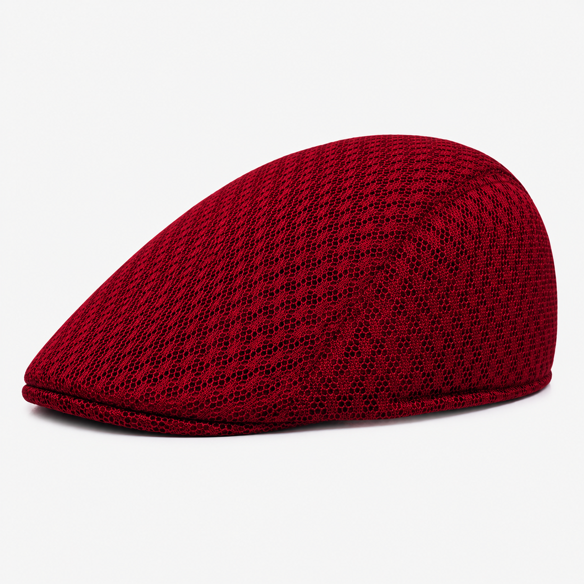 Béret Français Rouge été en Maille