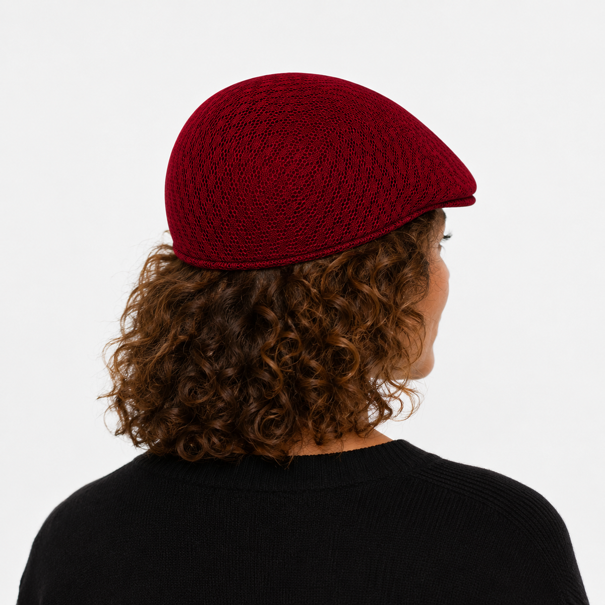 Béret Français Rouge été en Maille