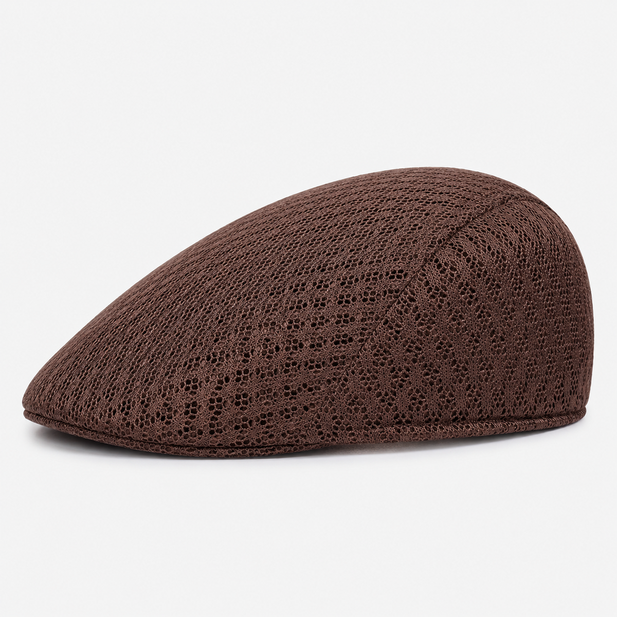 Béret Marron été En Maille