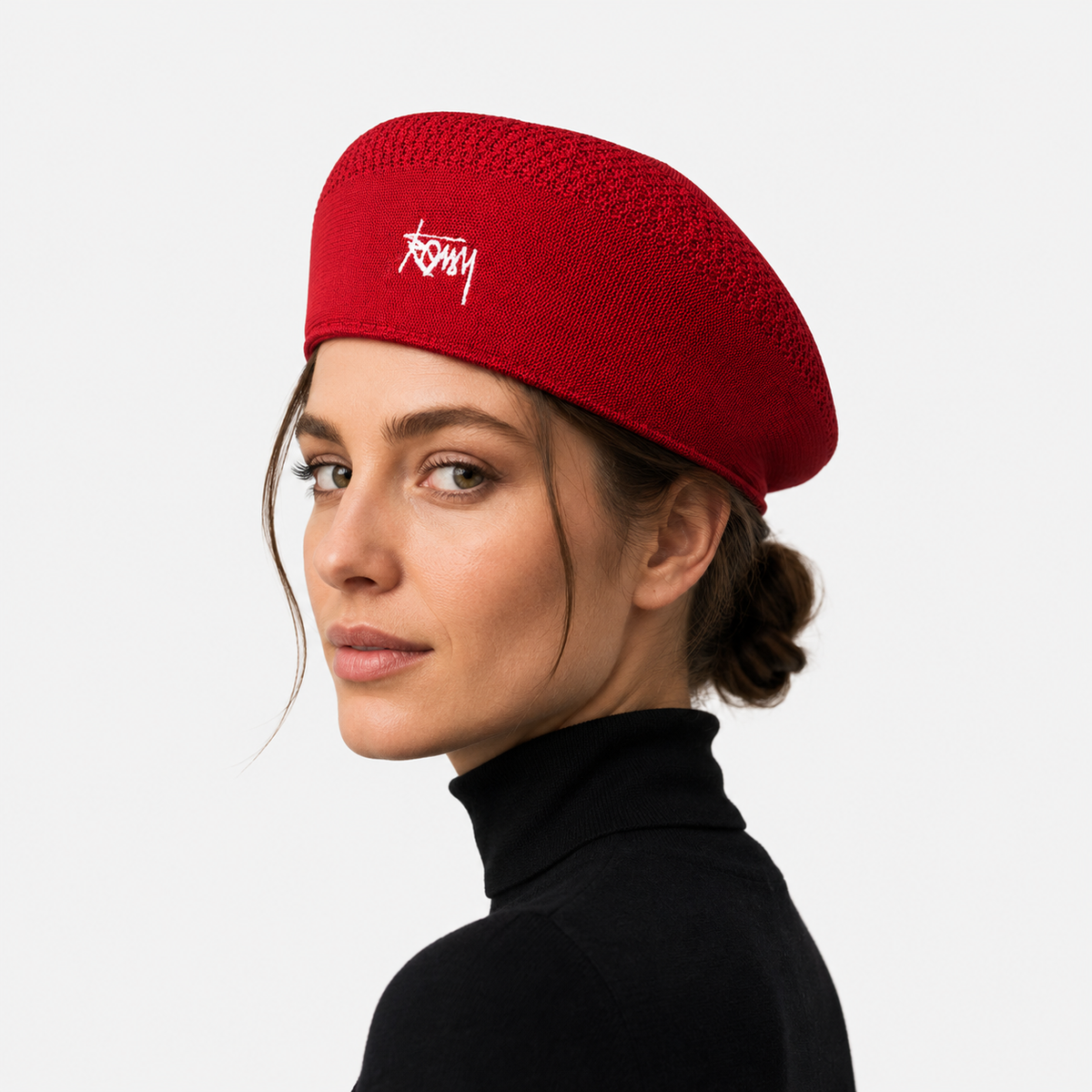 Béret Casquette Panama Rouge
