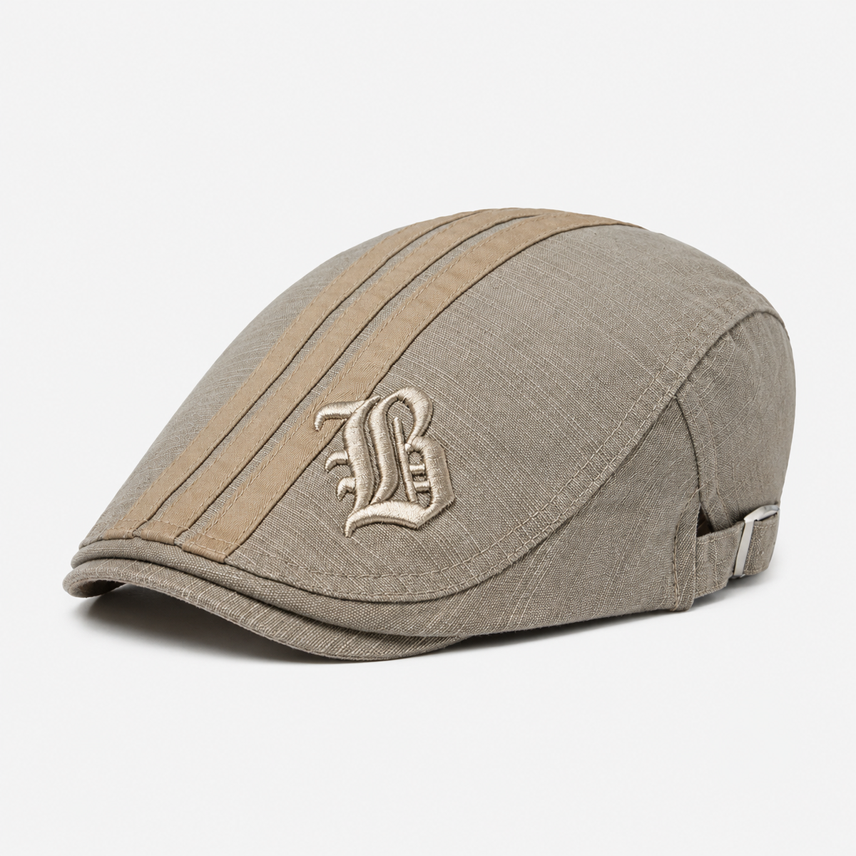 Béret Casquette à visière Beige Vintage