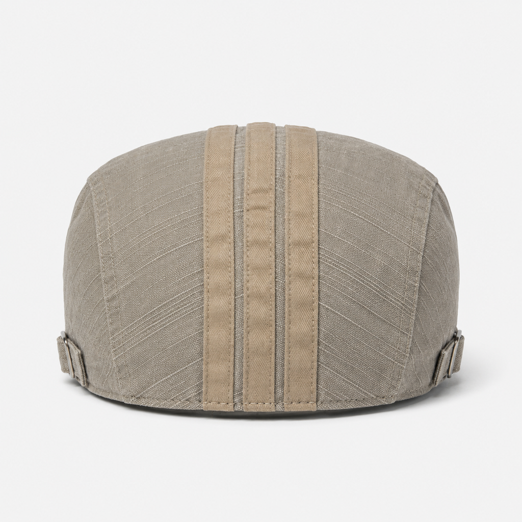 Béret Casquette à visière Beige Vintage