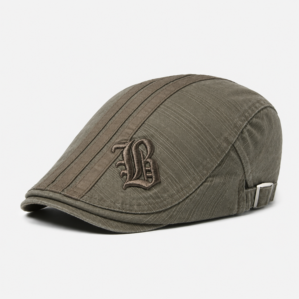 Béret Fashion Khaki en Coton