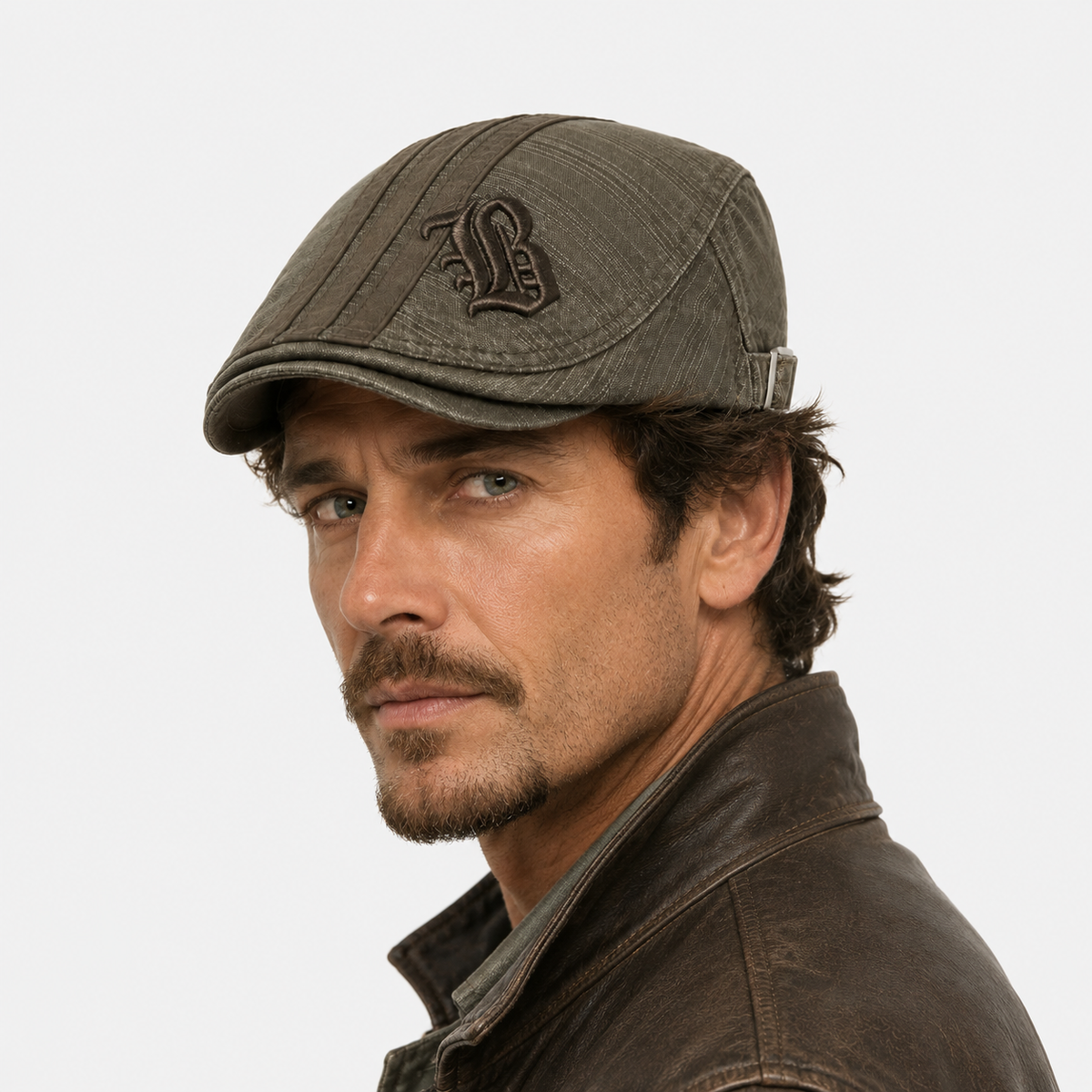 Béret Fashion Khaki en Coton