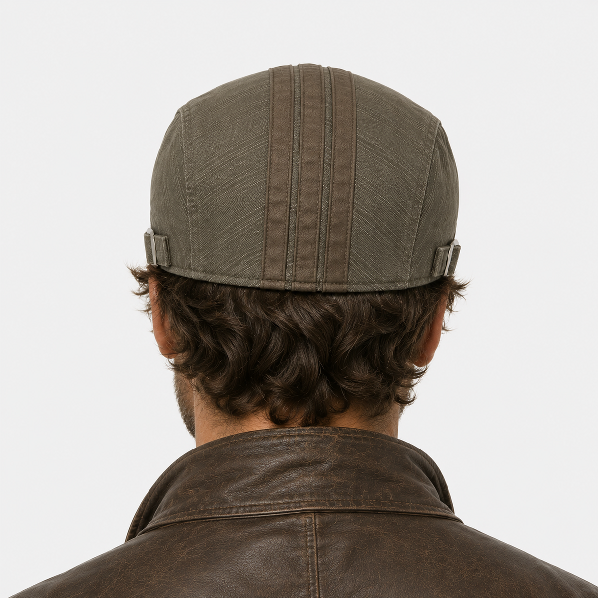 Béret Fashion Khaki en Coton