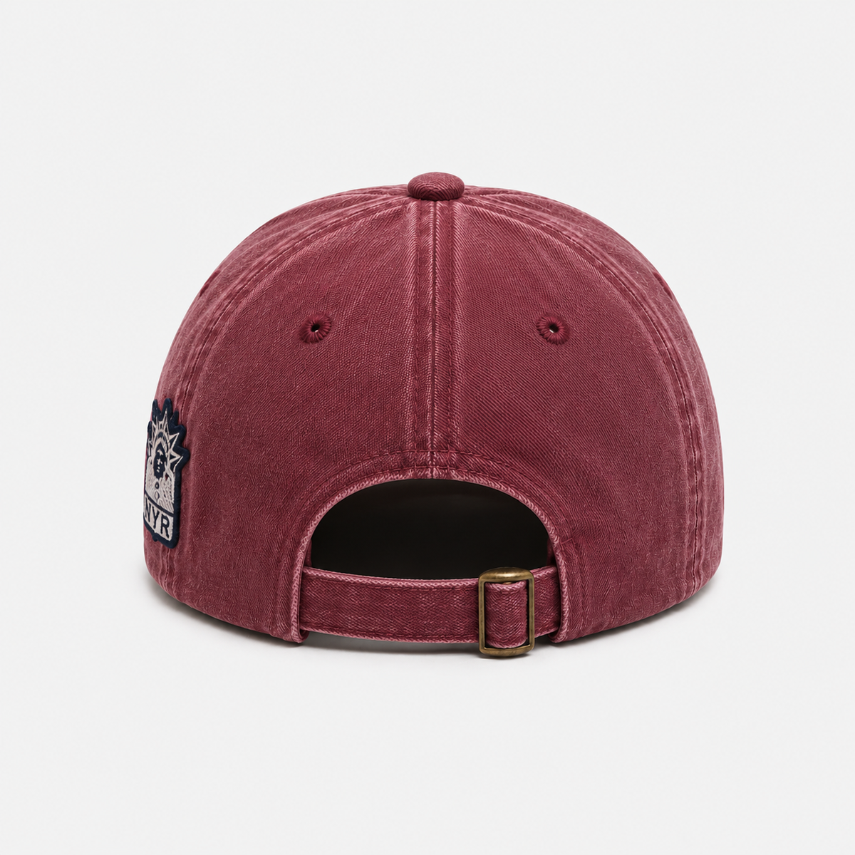 Casquette Cotton Délavé Baseball Rouge