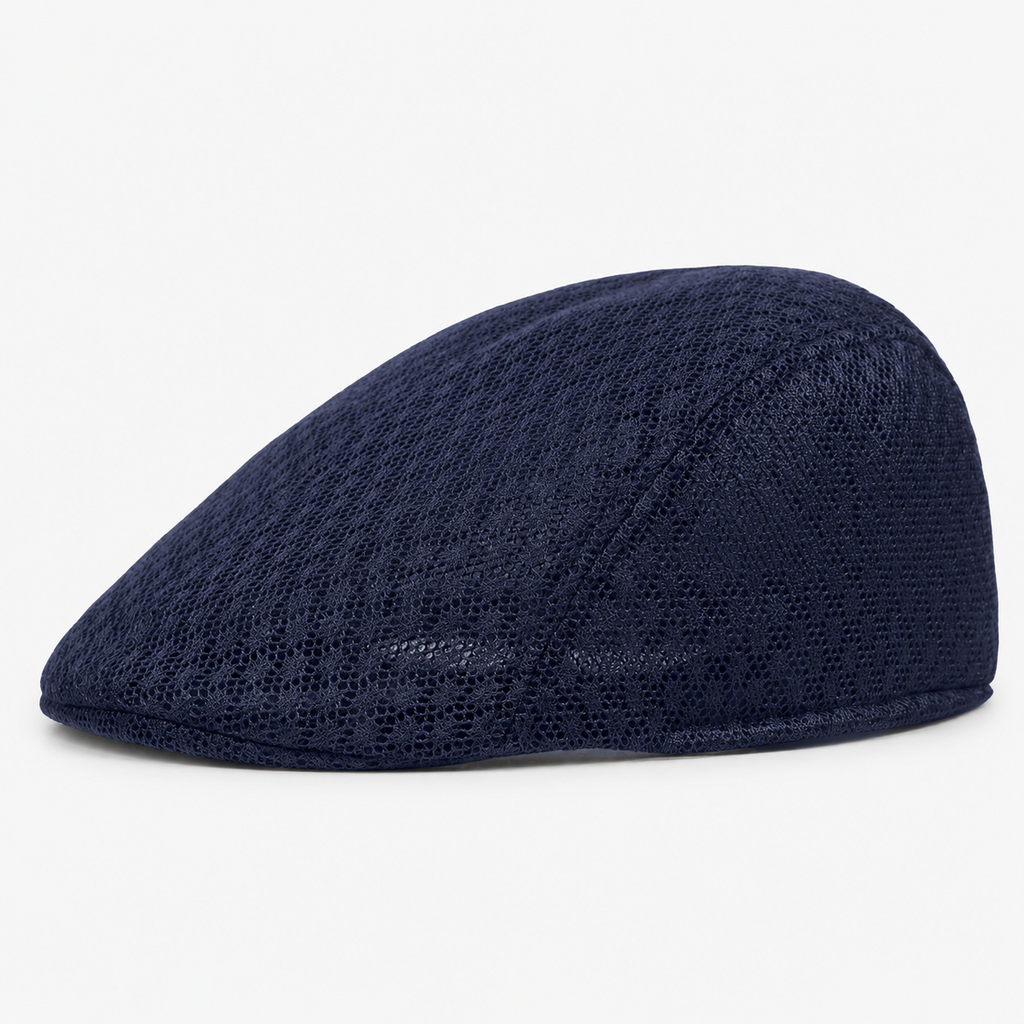 Béret Casquette Bleu Marine en Coton