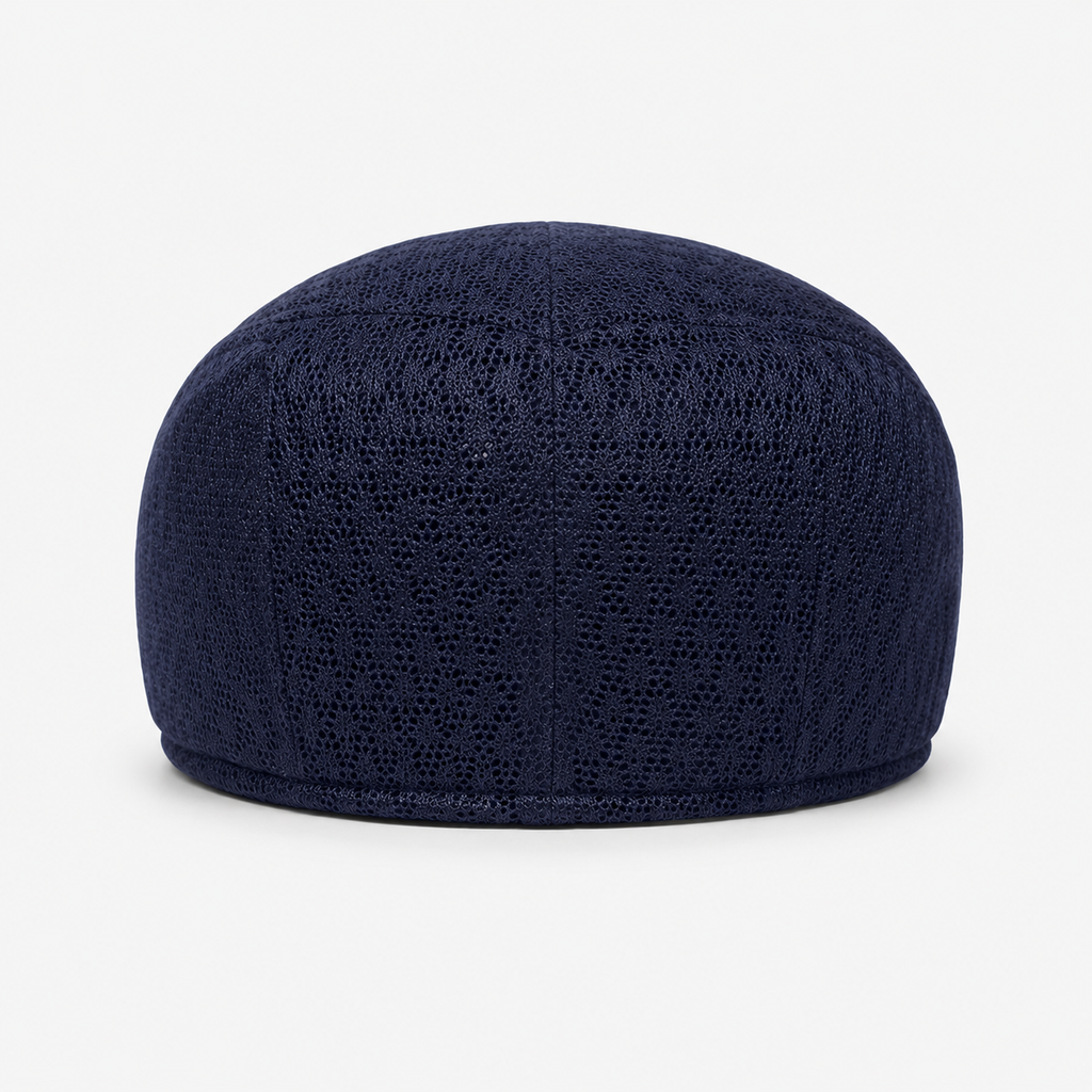Béret Casquette Bleu Marine en Coton